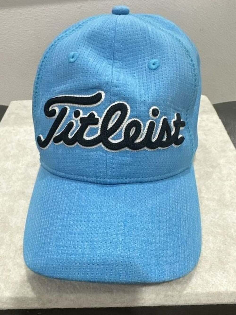 Titleist Light Blue Mesh Performance Adjustable Golf Hat Cap